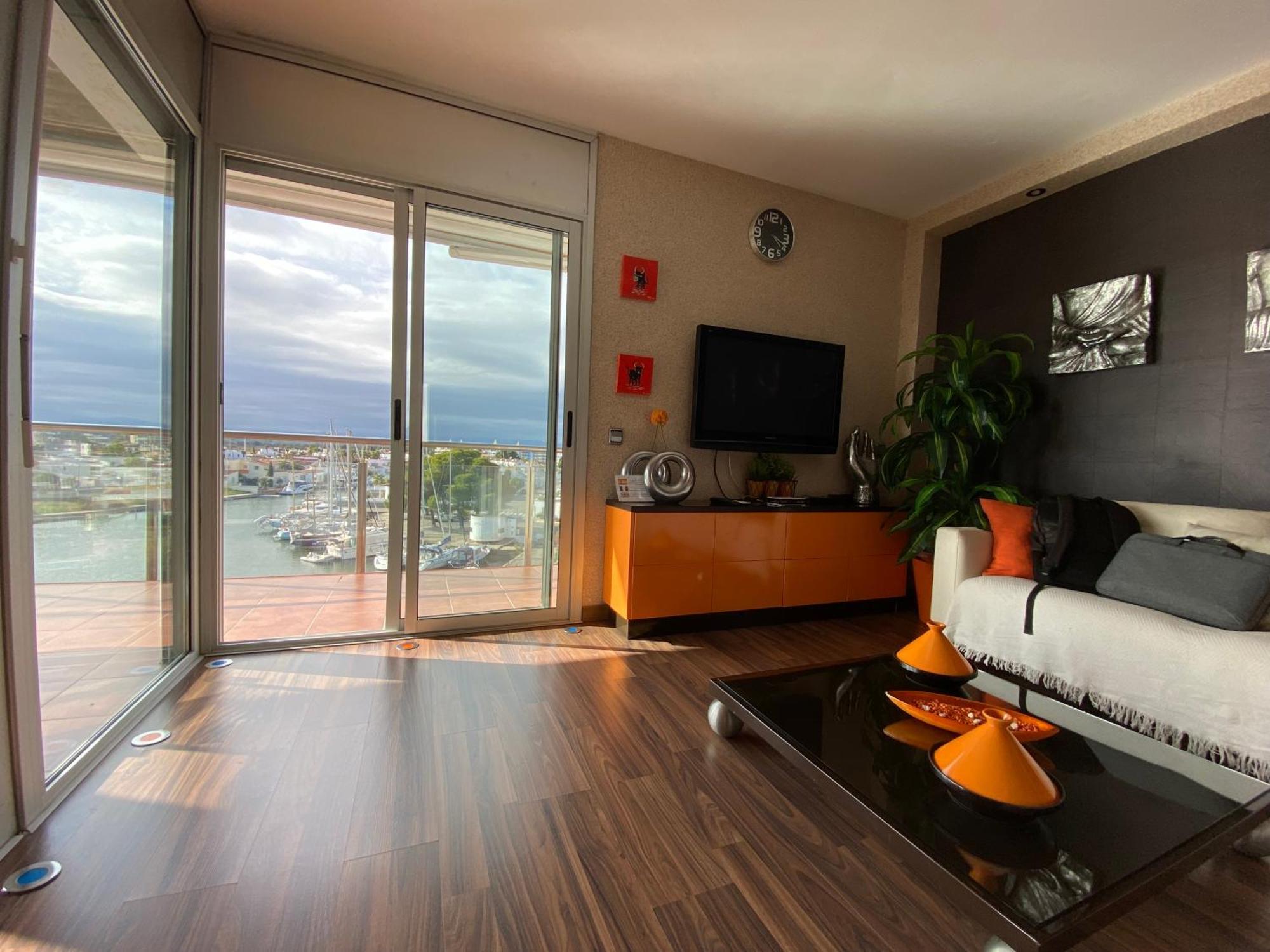 Vue Panoramique Sur La Mediterrannee, Appartement Sur Canal & Proche Plage 罗萨斯 外观 照片