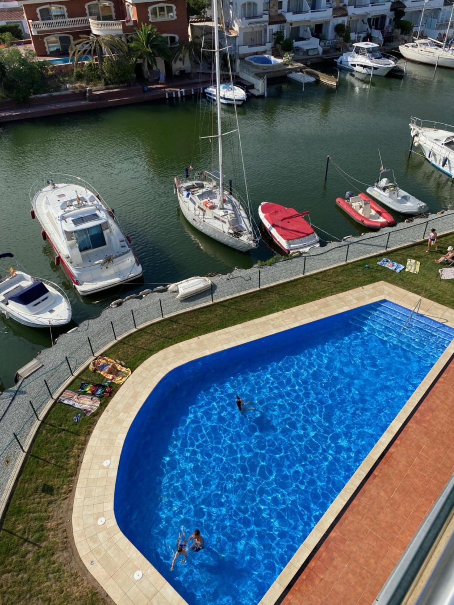 Vue Panoramique Sur La Mediterrannee, Appartement Sur Canal & Proche Plage 罗萨斯 外观 照片